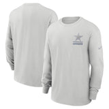 NFL Dallas Cowboys Nike Heavy Max90 Long Sleeve T-Shirt - Gray