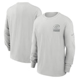NFL Green Bay Packers Nike Heavy Max90 Long Sleeve T-Shirt - Gray