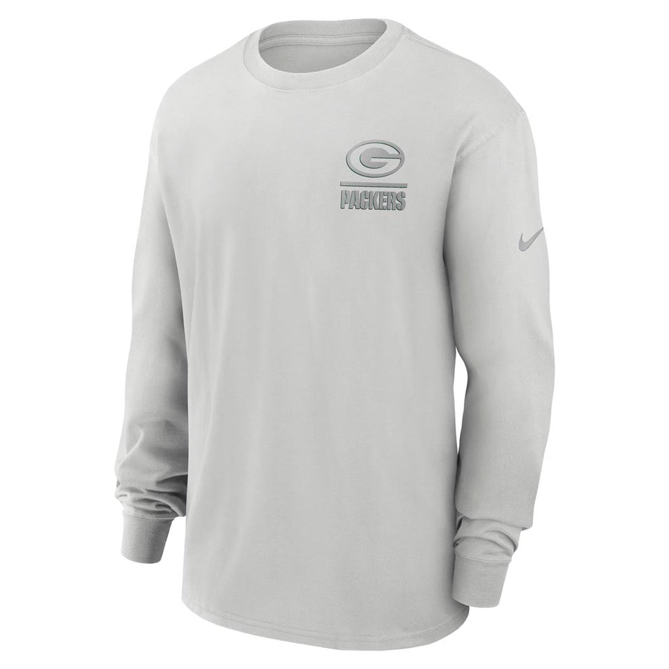 NFL Green Bay Packers Nike Heavy Max90 Long Sleeve T-Shirt - Gray