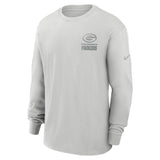 NFL Green Bay Packers Nike Heavy Max90 Long Sleeve T-Shirt - Gray
