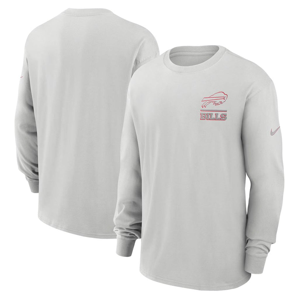 NFL Buffalo Bills Nike Heavy Max90 Long Sleeve T-Shirt - Gray