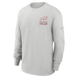 NFL Buffalo Bills Nike Heavy Max90 Long Sleeve T-Shirt - Gray