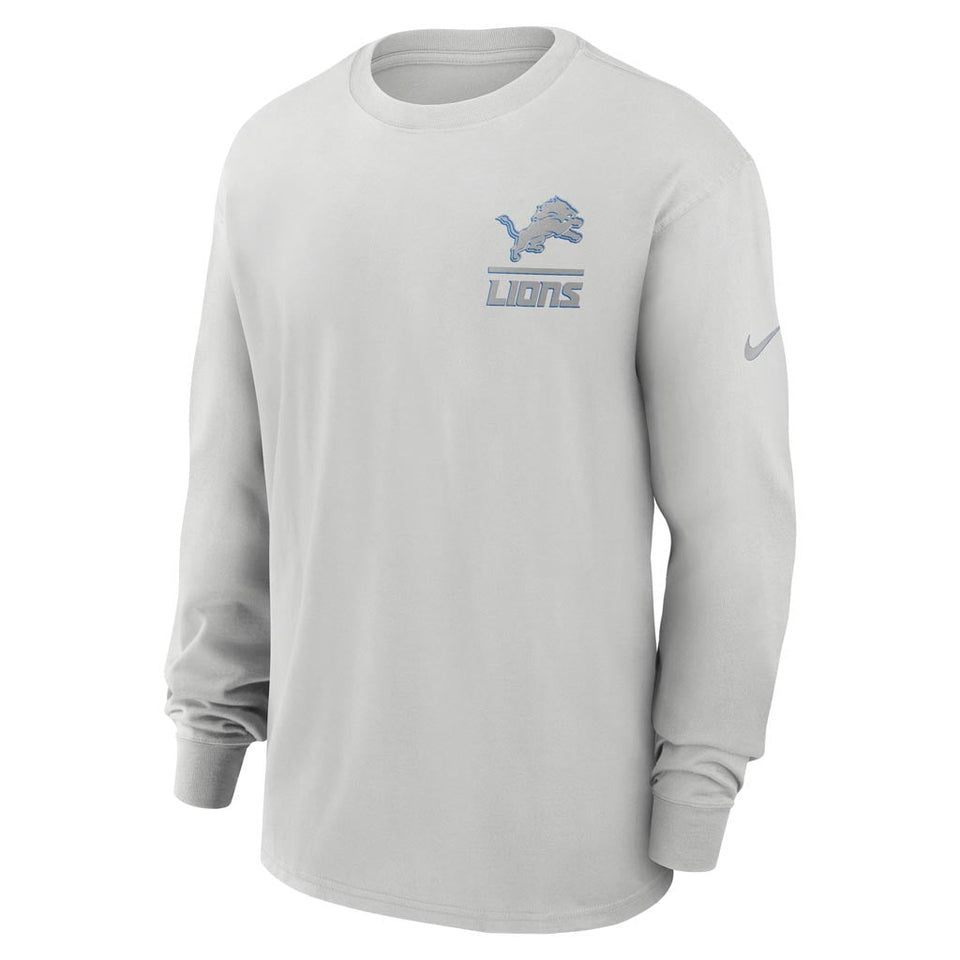 NFL Detroit Lions Nike Heavy Max90 Long Sleeve T-Shirt - Gray