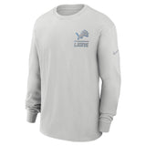 NFL Detroit Lions Nike Heavy Max90 Long Sleeve T-Shirt - Gray