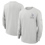 NFL Minnesota Vikings Nike Heavy Max90 Long Sleeve T-Shirt - Gray