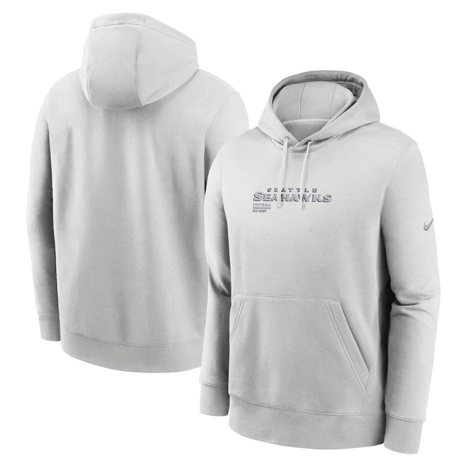NFL Seattle Seahawks Nike HD Stack Club Pullover Hoodie - Gray