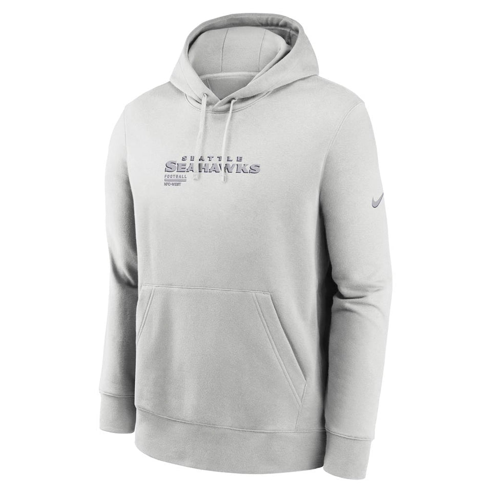 NFL Seattle Seahawks Nike HD Stack Club Pullover Hoodie - Gray