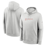NFL Denver Broncos Nike HD Stack Club Pullover Hoodie - Gray