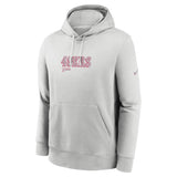 NFL San Francisco 49ers Nike HD Stack Club Pullover Hoodie - Gray