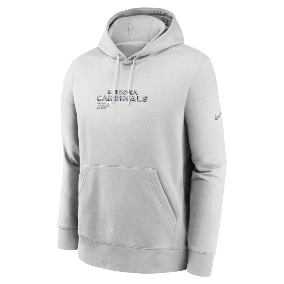 NFL Arizona Cardinals Nike HD Stack Club Pullover Hoodie - Gray