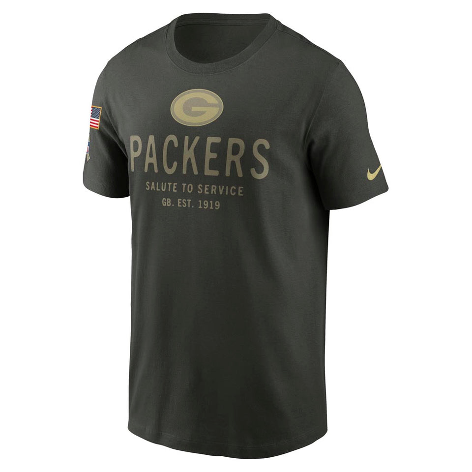 NFL Green Bay Packers Nike 2025 Salute to Service Legend T-Shirt - Green