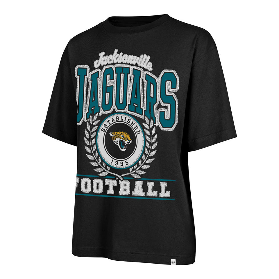 NFL Jacksonville Jaguars Women's '47 Ring True Foundation T-Shirt - Black