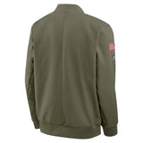 NFL Detroit Lions Nike 2025 Salute to Service Bomber Jacket - Green