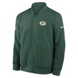 NFL Green Bay Packers Nike 2025 Sideline Bomber Jacket - Green