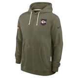 NFL Kansas City Chiefs Nike 2025 Salute to Service Pullover Hoodie - Green
