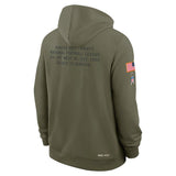 NFL Kansas City Chiefs Nike 2025 Salute to Service Pullover Hoodie - Green