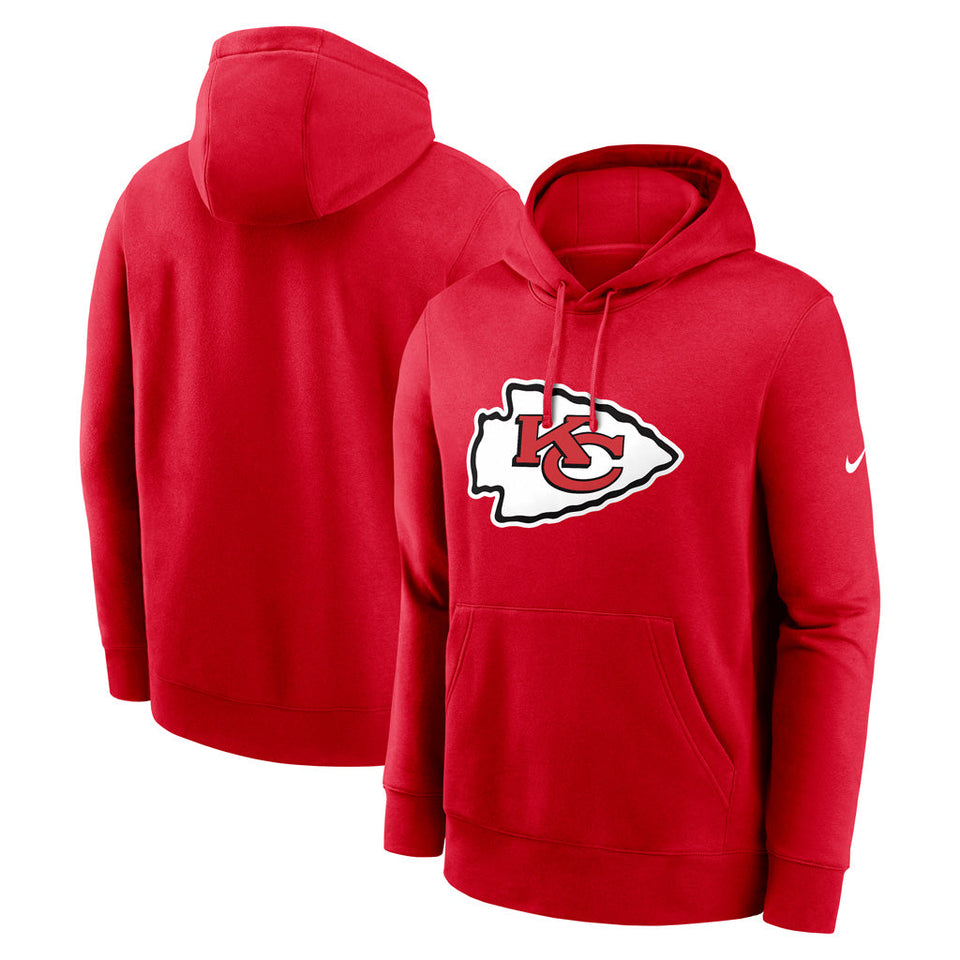 NFL Kansas City Chiefs Nike Club Logo Pullover Hoodie