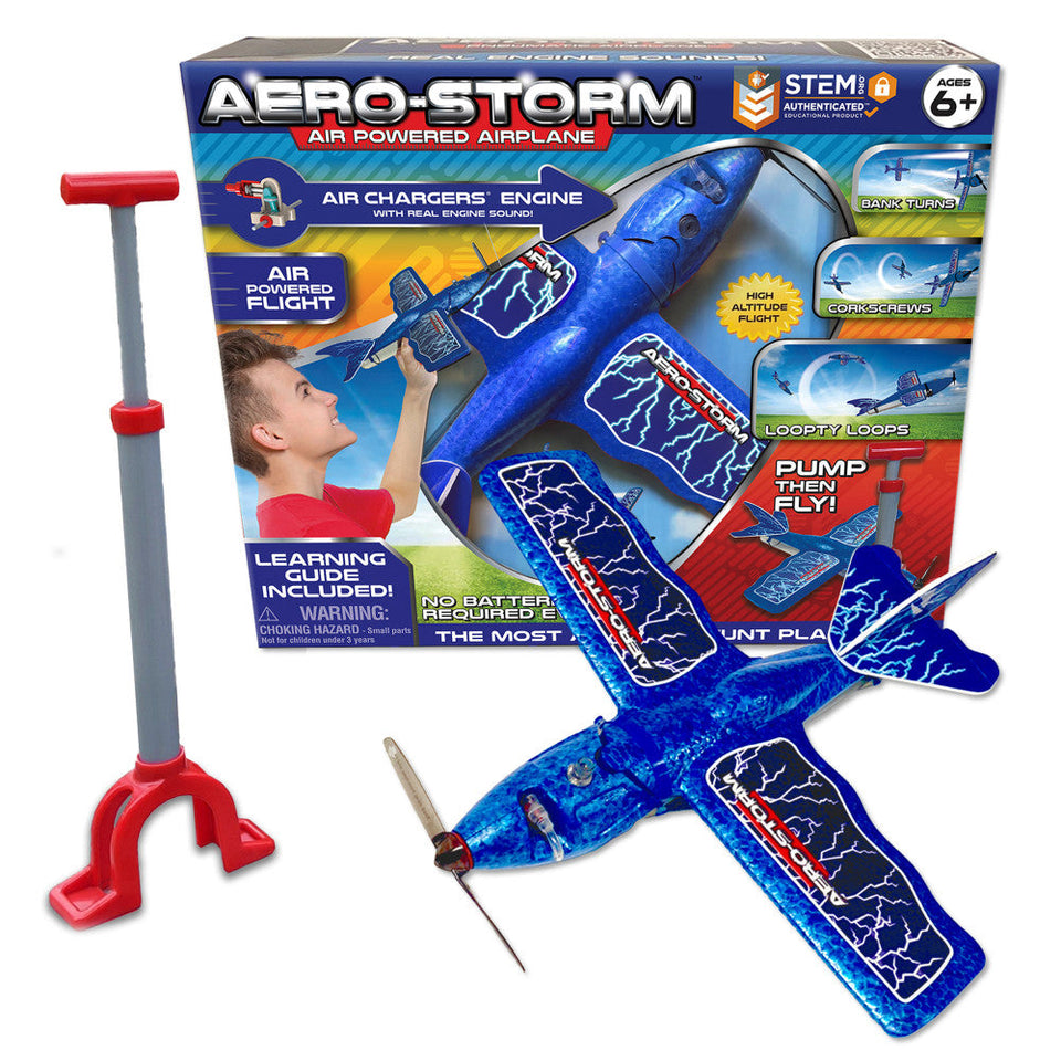 Aero-Storm: Acrobatic Air-Powered Plane for Spirited Sky Adventures