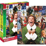 Aquarius Elf Movie Collage Christmas Jigsaw Puzzle - 1000 pc