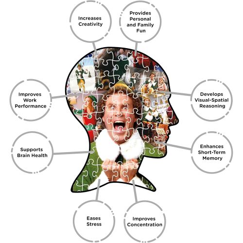 Aquarius Elf Movie Collage Christmas Jigsaw Puzzle - 1000 pc