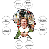 Aquarius Elf Movie Collage Christmas Jigsaw Puzzle - 1000 pc