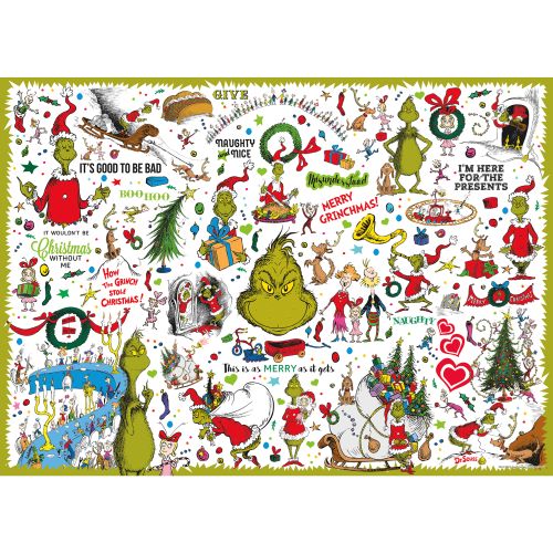 AQUARIUS Grinch Stole Christmas Jigsaw Puzzle - 1000 pc