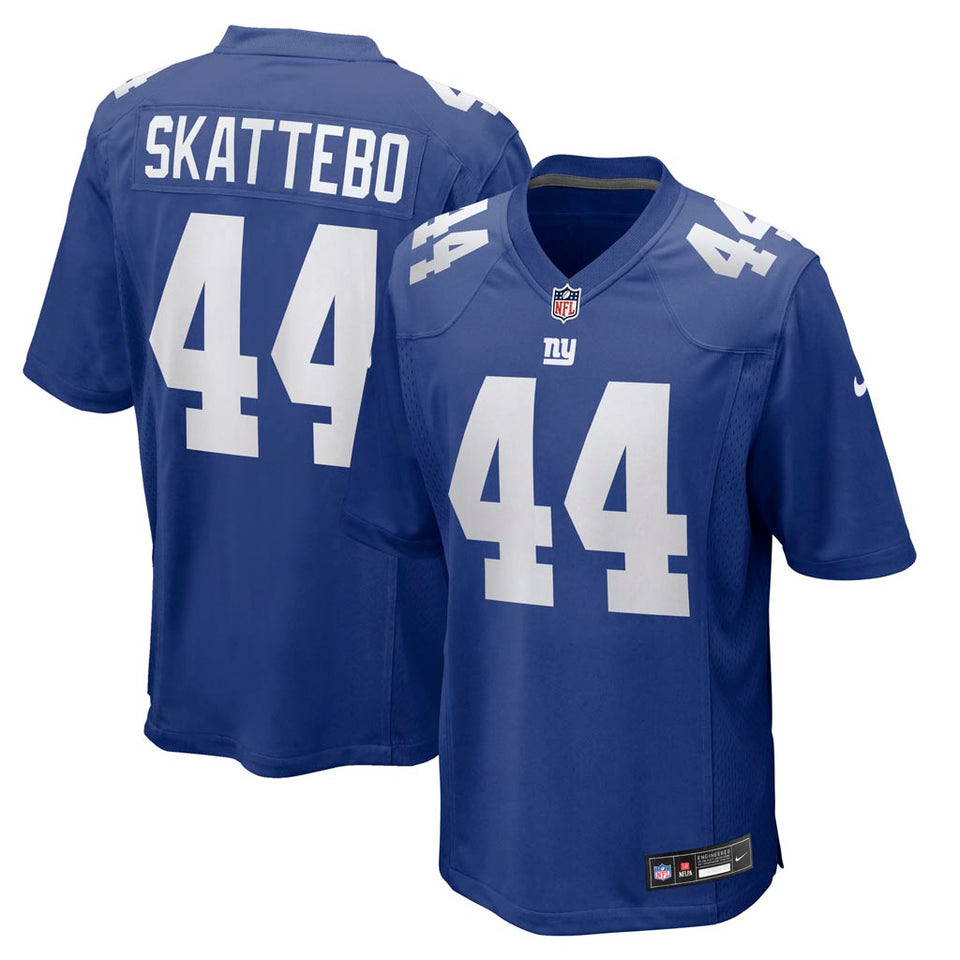 NFL New York Giants Cam Skattebo Nike Home Game Jersey - Blue