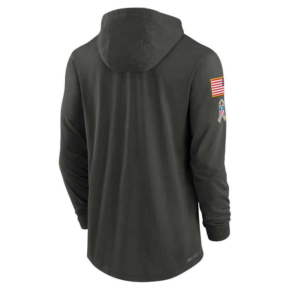 NFL Dallas Cowboys Nike 2025 Salute to Service Lightweight Hoodie - Green