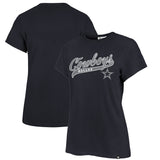 NFL Dallas Cowboys Women's '47 Tail Sweep Frankie T-Shirt - Navy