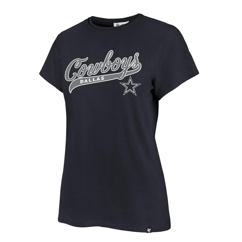 NFL Dallas Cowboys Women's '47 Tail Sweep Frankie T-Shirt - Navy