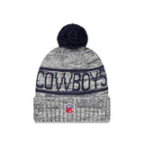 NFL Dallas Cowboys New Era 2025 Sideline Sport Knit Hat - Navy