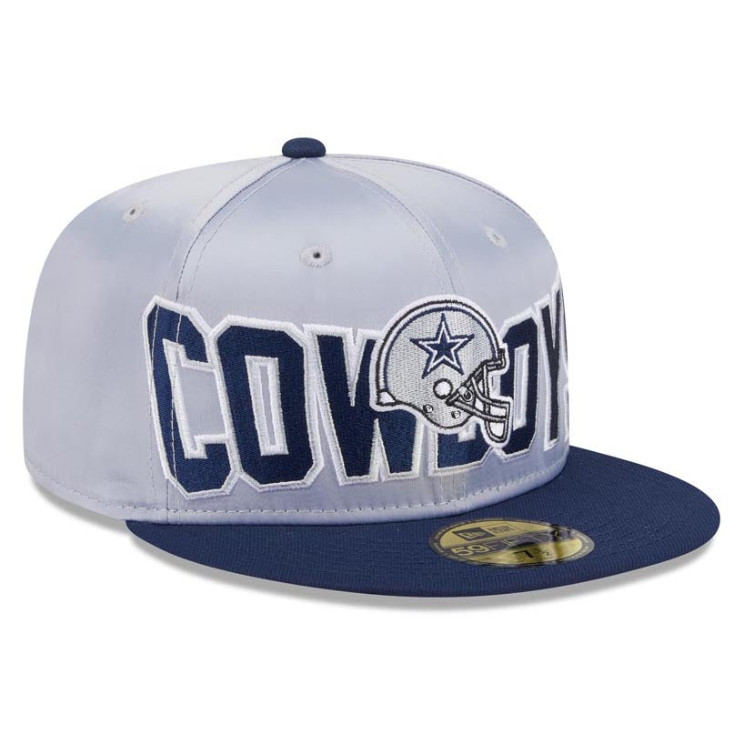 NFL Dallas Cowboys New Era Satin 59FIFTY Fitted Hat - Gray