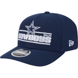 NFL Dallas Cowboys New Era Stated 9SEVENTY Stretch-Snapback Hat - Navy