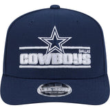 NFL Dallas Cowboys New Era Stated 9SEVENTY Stretch-Snapback Hat - Navy