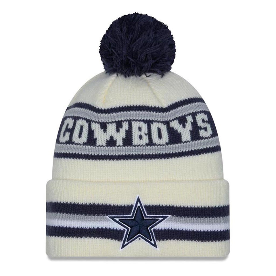 NFL Dallas Cowboys New Era Classic Knit Beanie Hat - Cream