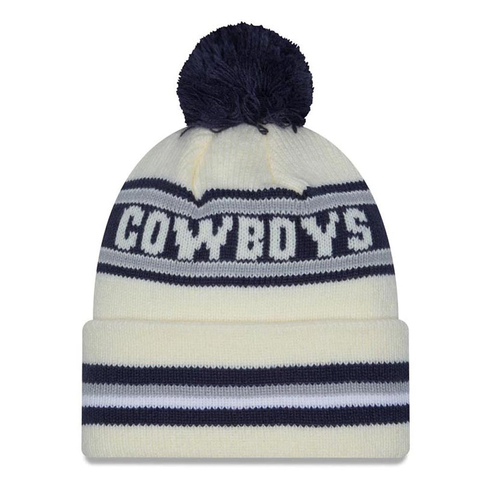 NFL Dallas Cowboys New Era Classic Knit Beanie Hat - Cream