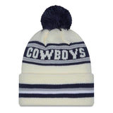 NFL Dallas Cowboys New Era Classic Knit Beanie Hat - Cream