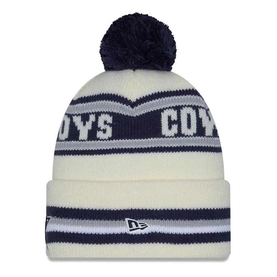 NFL Dallas Cowboys New Era Classic Knit Beanie Hat - Cream