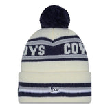 NFL Dallas Cowboys New Era Classic Knit Beanie Hat - Cream