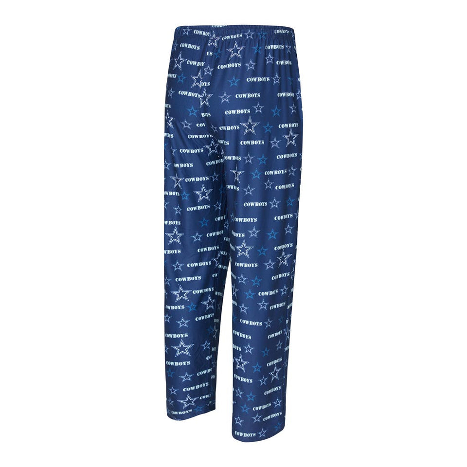 NFL Dallas Cowboys Concepts Sport Mosaic All Over Print PJ Pants - Navy