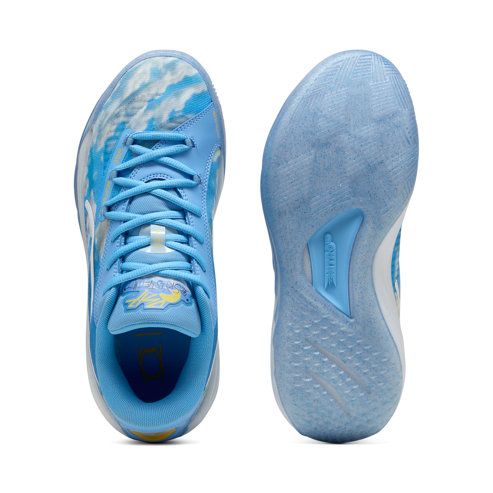 All Pro Nitro Dennis Schroder Team Light Blue/Puma White Puma Basketball Shoes