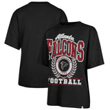 NFL Atlanta Falcons Women's '47 Ring True Foundation T-Shirt - Black
