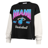 '47 Brand Miami HEAT Original Vice Nights Women's Crewneck