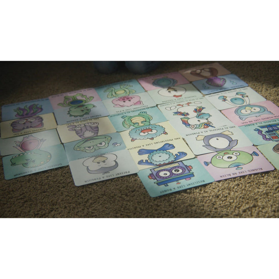 Ambassador Games Mindful Living - Mindfulness Friends Card Set for Kids Ages 4+