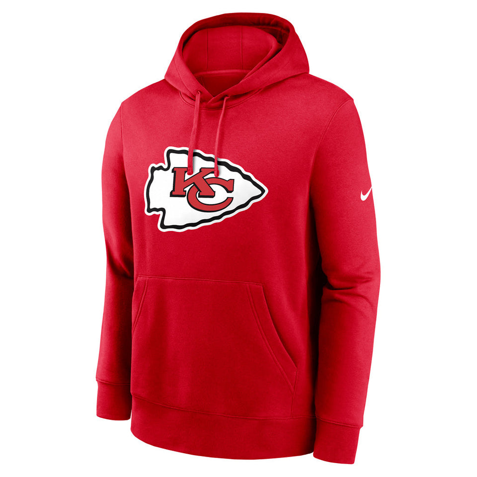 NFL Kansas City Chiefs Nike Club Logo Pullover Hoodie