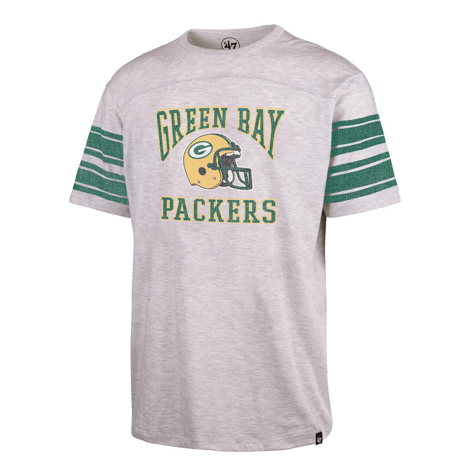 NFL Green Bay Packers '47 Arena Arch Holyoke T-Shirt - Heather Gray