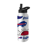 NFL Buffalo Bills Logo Brands 34oz Native Quencher Bottle - White