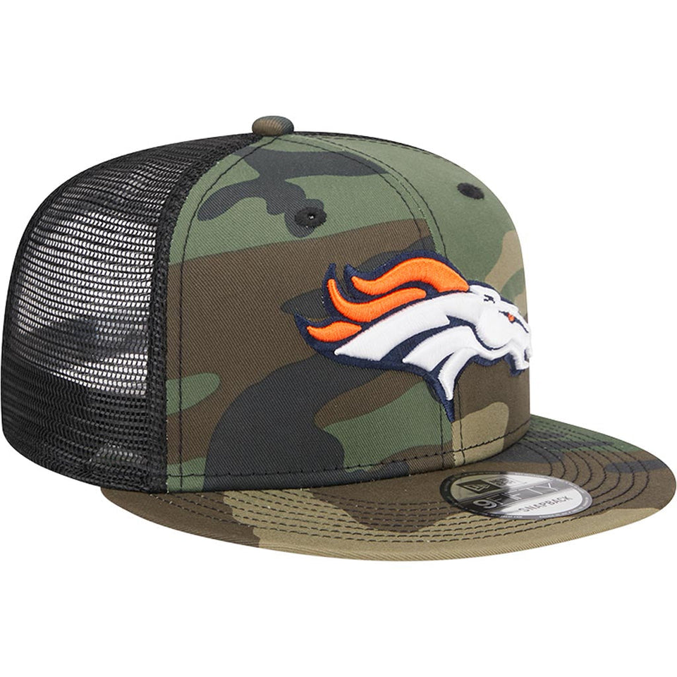 NFL Denver Broncos New Era Mesh Trucker 9FIFTY Snapback Hat - Camo