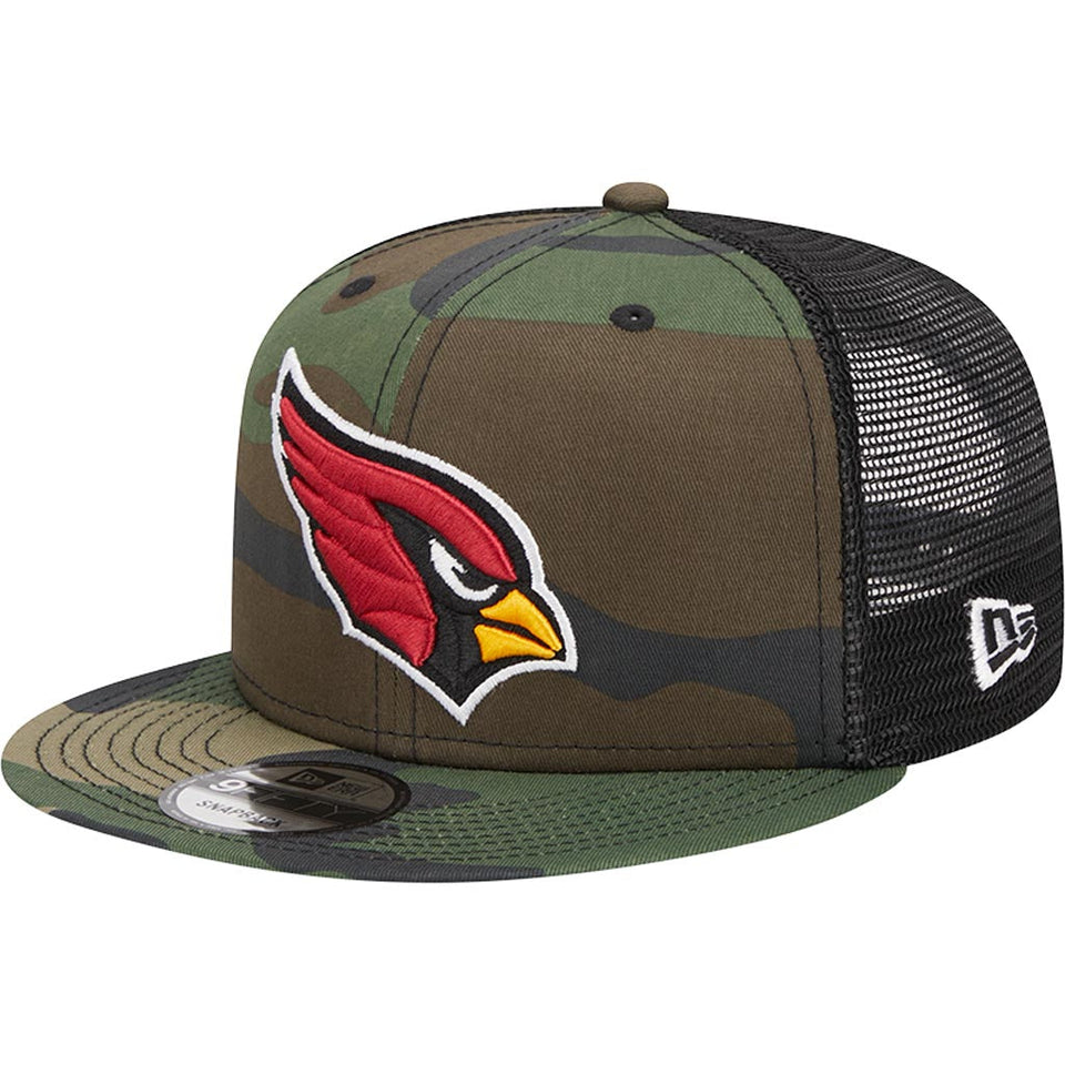 NFL Arizona Cardinals New Era Mesh Trucker 9FIFTY Snapback Hat - Camo
