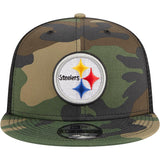 NFL Pittsburgh Steelers New Era Mesh Trucker 9FIFTY Snapback Hat - Camo